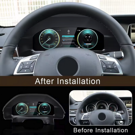 Preview: 12,3"" Digitaler Tacho / LCD-Kombiinstrument für Mercedes-Benz E-Klasse W207 (2010–2012)